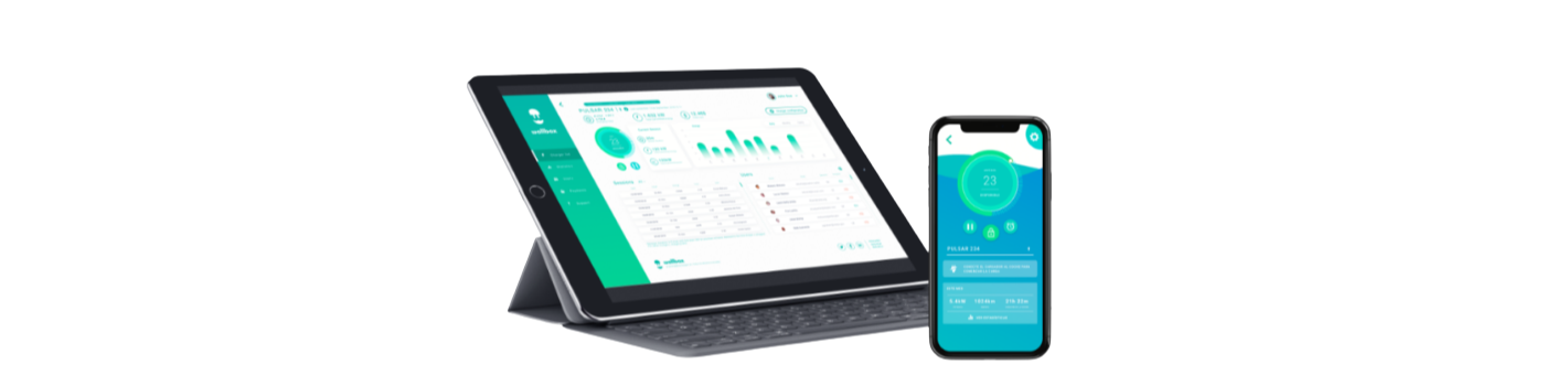 Aplikacja MyWallbox na tablecie i smartfonie