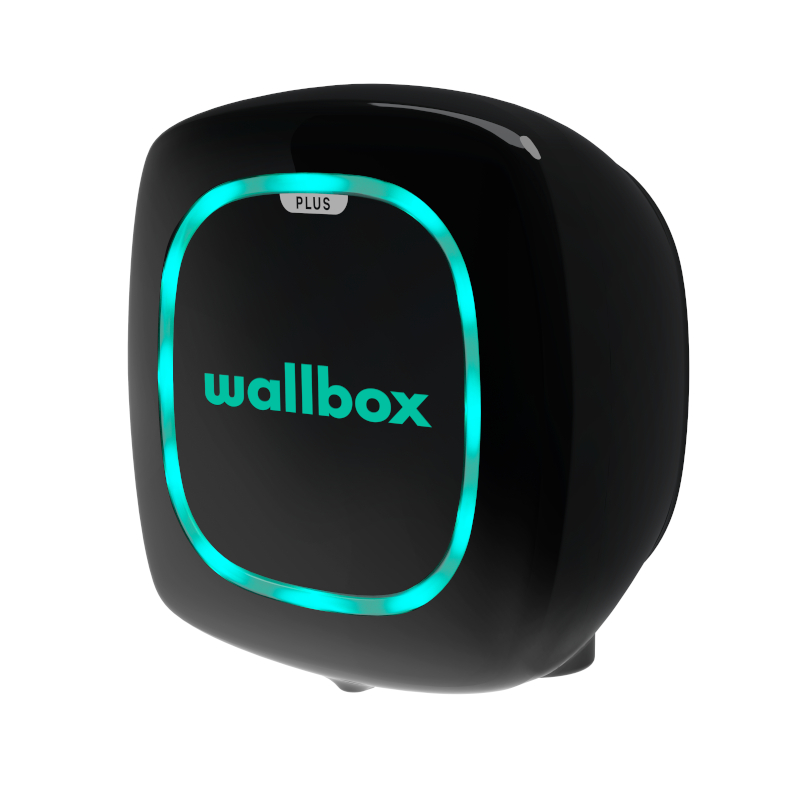 WALLBOX Borne de recharge Pulsar Plus - câble attaché 5m Type 2 - 1,4 à  11kW - triphasé - Bluetooth - Wifi - WATTSC